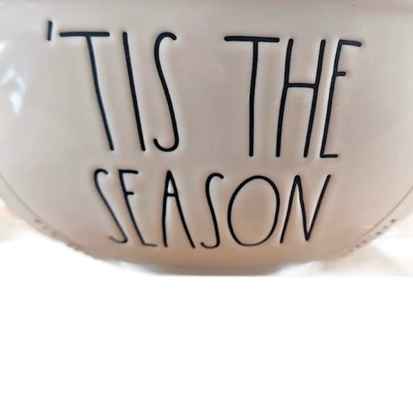 Rae Dunn By Magenta Tis the Season Mixing Bowl w/Wisk Set - Picture 4 of 9